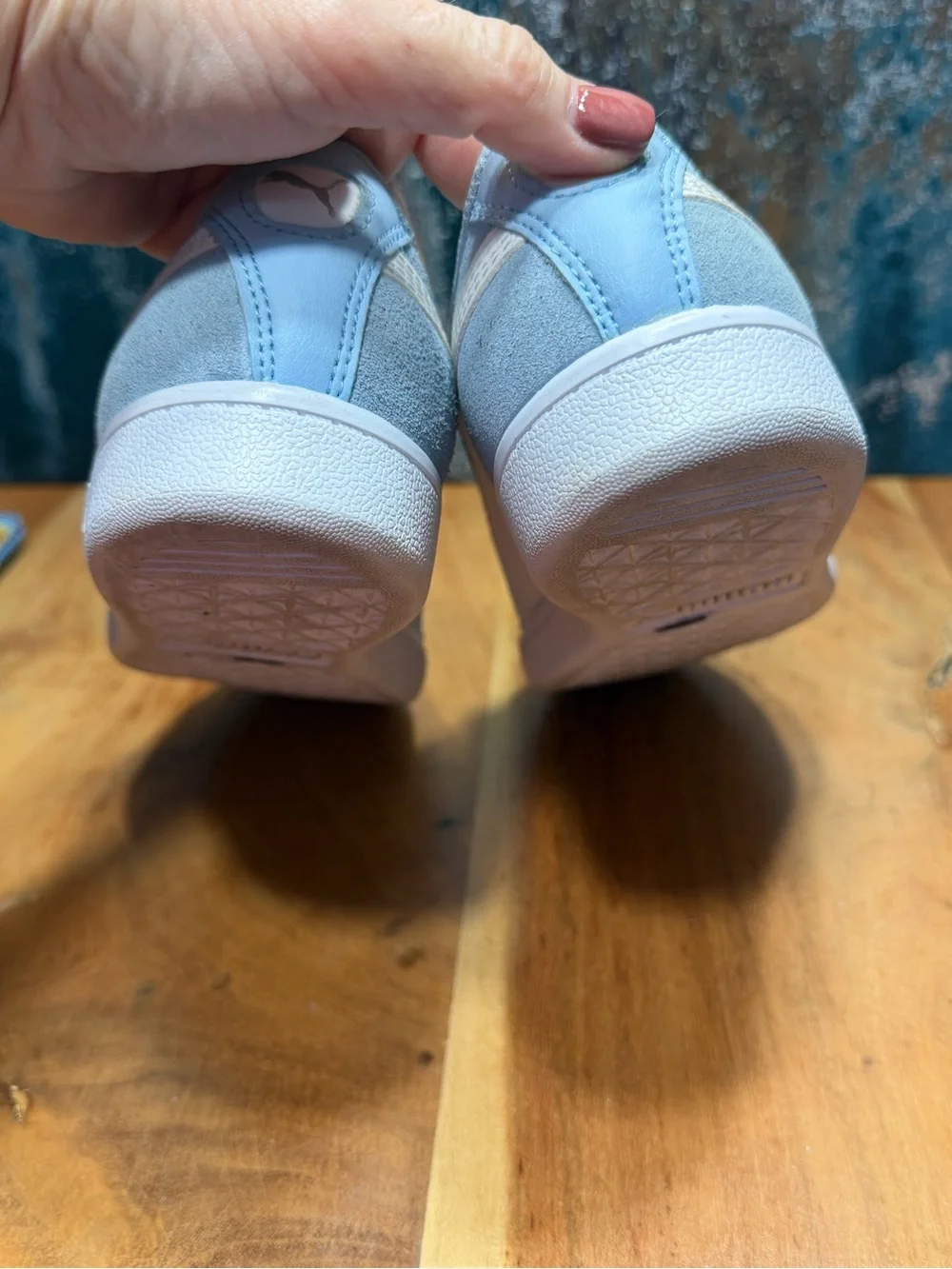 PUMA Minimalist Vikky V3 Suede Sneakers Nitro Blue Women’s Size 6.5